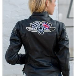 Women's Jackets Ace Cafe Ton Up Women's Jacket -Jackets Online store ace cafe ton up womens jacket black 4