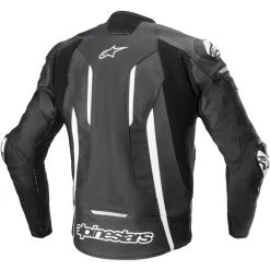 Sportbike Jackets Alpinestars Fusion Leather Jacket Black/White/Grey / 54 [Blemished - Very Good] -Jackets Online store alpinestars fusion leather jacket black white grey54 blemished very good black white grey 1