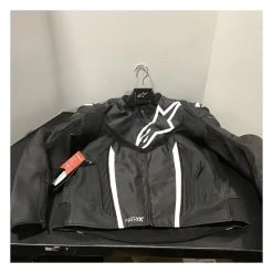 Sportbike Jackets Alpinestars Fusion Leather Jacket Black/White/Grey / 54 [Blemished - Very Good] -Jackets Online store alpinestars fusion leather jacket black white grey54 blemished very good black white grey 3
