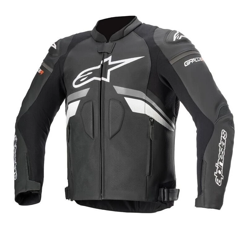 Sportbike Jackets Alpinestars GP Plus R V3 Airflow Jacket Black/Grey/White / 58 [Blemished - Very Good]