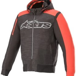Jackets Alpinestars Rhod Windstopper Riding Hoody -Jackets Online store alpinestars rhod windstopper hoody black bright red scaled
