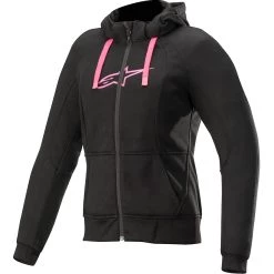 Women's Jackets Alpinestars Stella Chrome Sport Hoody -Jackets Online store alpinestars stella chrome sport hoody black pink