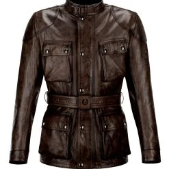 Jackets Belstaff Trialmaster Pro Leather Jacket 8 Jackets Belstaff Trialmaster Pro Leather Jacket -Jackets Online store belstaff classic tourist trophy jacket black brown
