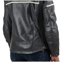 Women's Jackets BILT Alder 2 Women's Leather Jacket -Jackets Online store bilt alder2 womens leather jacket black cream 4