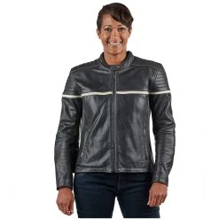 Women's Jackets BILT Alder 2 Women's Leather Jacket -Jackets Online store bilt alder2 womens leather jacket black cream 5
