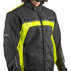 BILT Blast 2 Waterproof Jacket -Jackets Online store bilt blast2 waterproof jacket black hi viz yellow 4