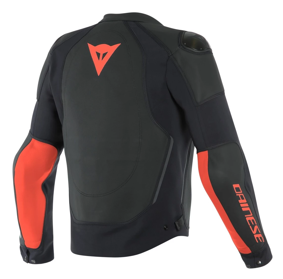 Sportbike Jackets Dainese Intrepida Perforated Jacket Matte Black/Fluo Red / 50 [Demo - Good] - Image 2