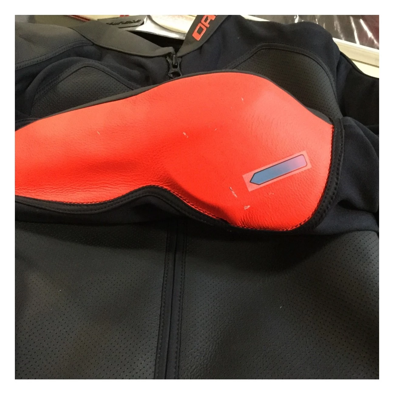 Sportbike Jackets Dainese Intrepida Perforated Jacket Matte Black/Fluo Red / 52 [Blemished - Very Good] - Image 4