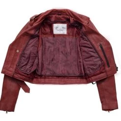Women's Jackets First Manufacturing X BH&BR Katy Women's Jacket -Jackets Online store first manufacturing katy womens jacket oxblood 2