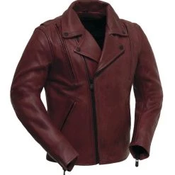 Jackets & Vests First Manufacturing Night Rider Jacket -Jackets Online store first manufacturing night rider jacket oxblood