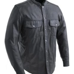 Jackets First Manufacturing Vigilante Leather Riding Shirt