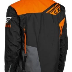 Waterproof Fly Racing Snow SNX Pro Jacket -Jackets Online store fly racing snow snx pro jacket black grey orange 1