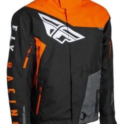 Waterproof Fly Racing Snow SNX Pro Jacket -Jackets Online store fly racing snow snx pro jacket black grey orange