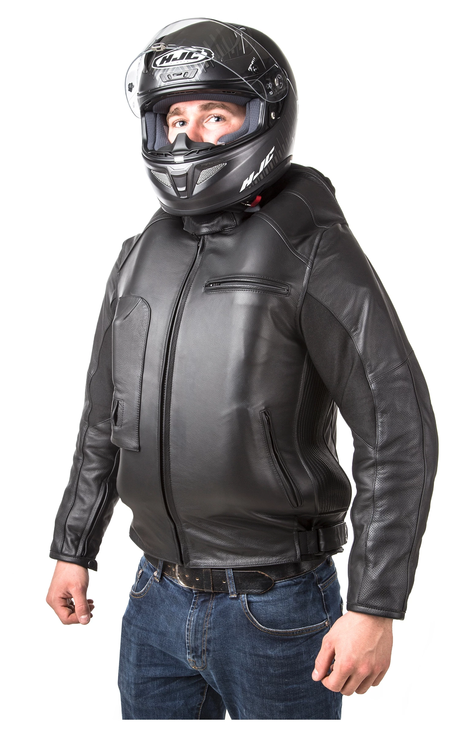 V-Twin & Cruiser Jackets Helite Leather Airbag Jacket 4 V-Twin & Cruiser Jackets Helite Leather Airbag Jacket - Image 4