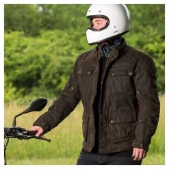 Waterproof Merlin Yoxall II Wax Jacket -Jackets Online store merlin yoxall ii wax jacket olive 4