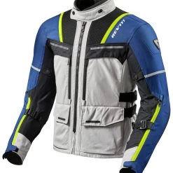 Waterproof REV'IT! Offtrack Jacket -Jackets Online store revit offtrack jacket silver blue scaled