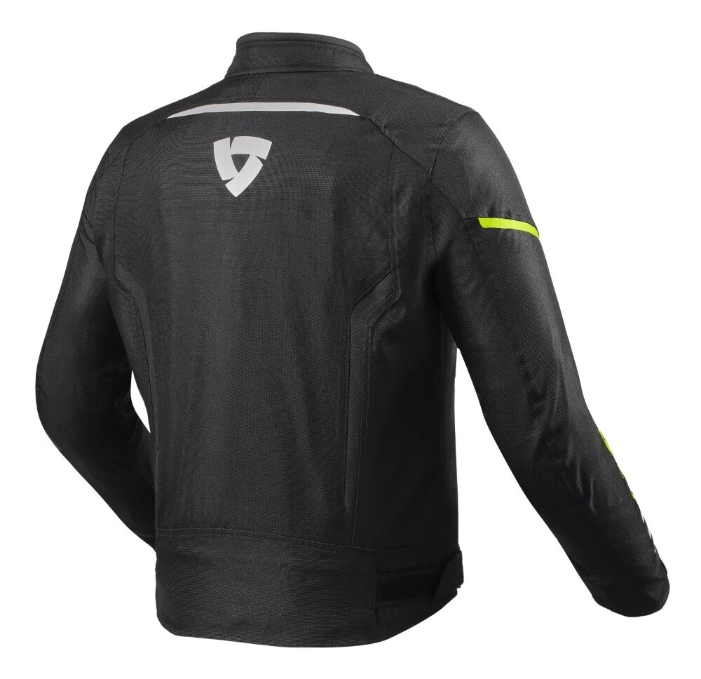 Waterproof REV'IT! Sprint H2O Jacket Black/Hi-Viz Yellow / LG [Blemished - Very Good] - Image 2