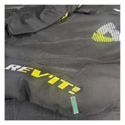 Waterproof REV'IT! Sprint H2O Jacket Black/Hi-Viz Yellow / LG [Blemished - Very Good] -Jackets Online store revit sprint h2 o jacket black hi viz yellow lg blemished very good black hi viz yellow 3