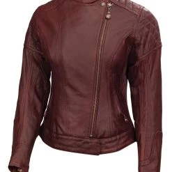 RSD Apparel Women's Jackets Roland Sands Riot CE Women's Leather Jacket -Jackets Online store roland sands riot ce womens leather jacket oxblood