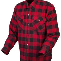 Jackets Scorpion EXO Covert Flannel Shirt -Jackets Online store scorpion covert flannel shirt red black scaled
