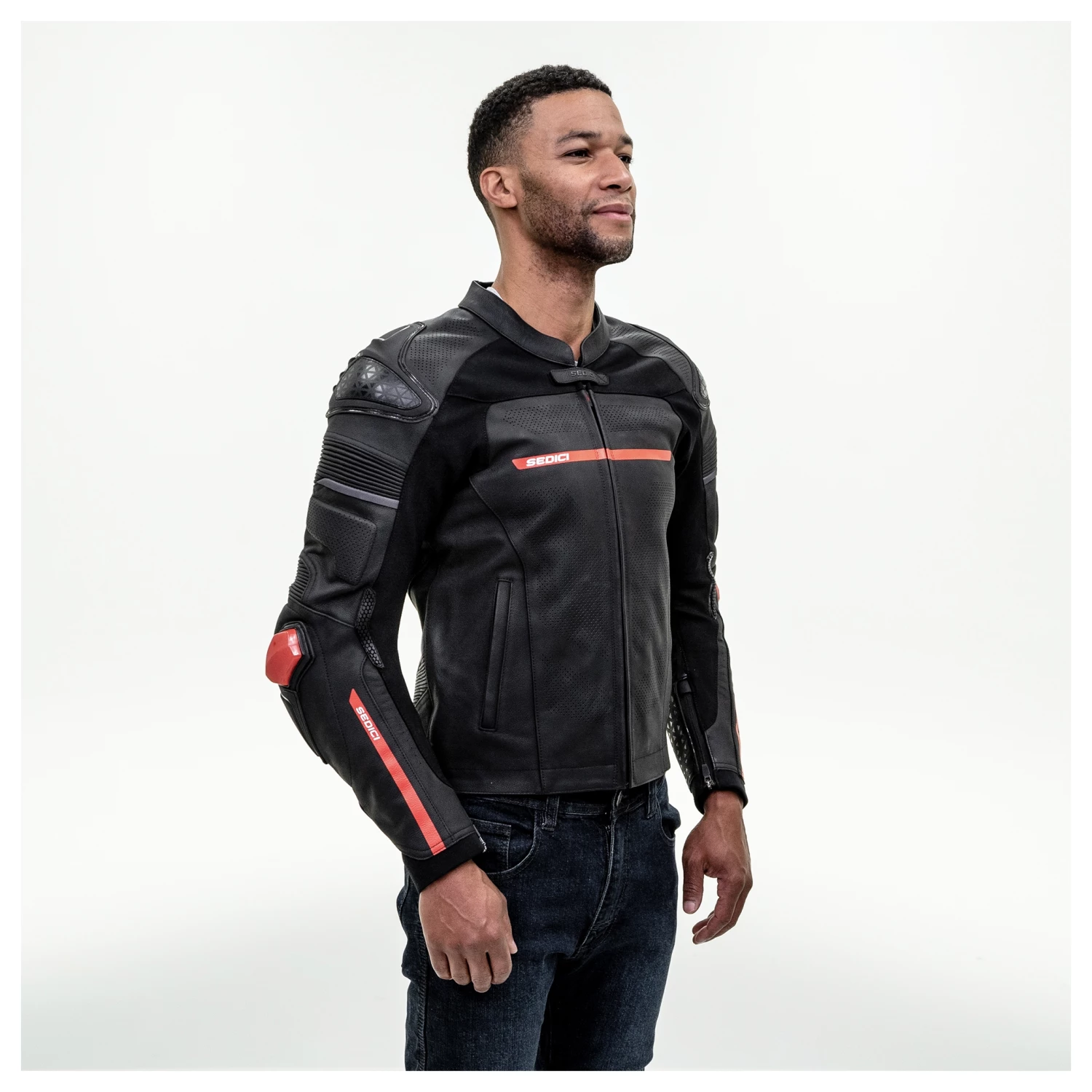 Jackets & Vests Sedici Corsa Perforated Leather Jacket - Image 4