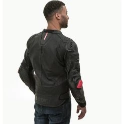 Jackets & Vests Sedici Corsa Perforated Leather Jacket -Jackets Online store sedici corsa perforated leather jacket black black 2