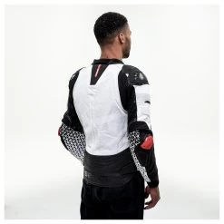 Jackets & Vests Sedici Corsa Perforated Leather Jacket -Jackets Online store sedici corsa perforated leather jacket white black 1