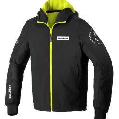 V-Twin & Cruiser Jackets Spidi Armor Evo Hoody -Jackets Online store spidi hoodie armore evo black s black yellow