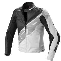Sportbike Jackets Spidi Super-R Jacket Black/White / 58 [Blemished - Very Good]