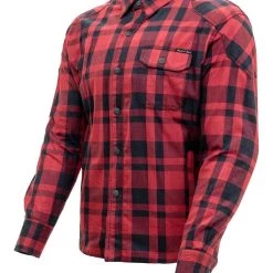 Jackets Street & Steel Mission Moto Shirt -Jackets Online store street steel mission moto shirt red black