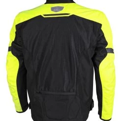 Waterproof Tour Master Draft Air 4 Jacket -Jackets Online store tour master draft air4 jacket black hi viz yellow 1